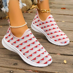 Women's Lightweight Breathable Running Shoes Mesh Outdoor Sneakers