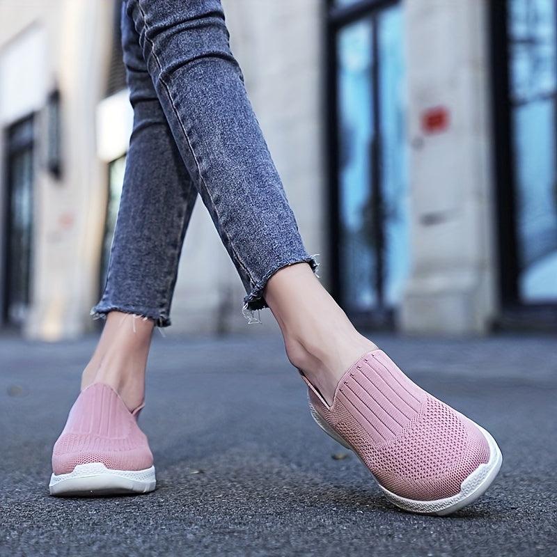 Women's Lightweight Walking Shoes Slip on Mesh Sneakers