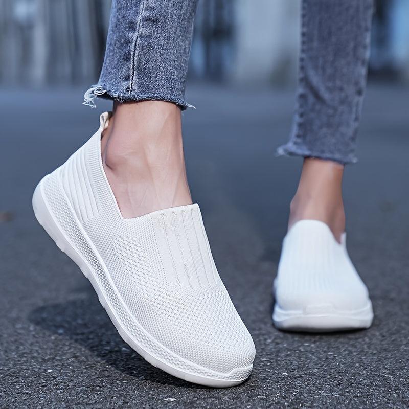 Women's Lightweight Walking Shoes Slip on Mesh Sneakers