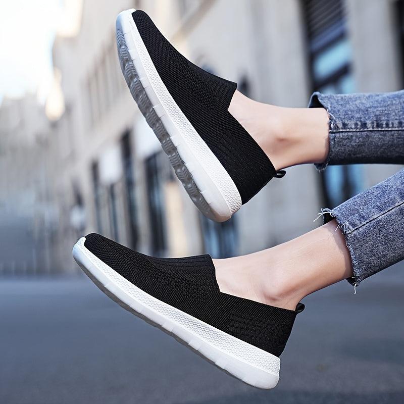 Women's Lightweight Walking Shoes Slip on Mesh Sneakers
