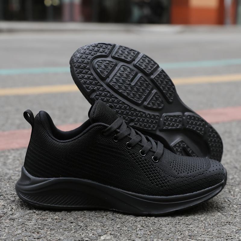 Knit Athletic Running Shoes Soft Sole Lightweight Outdoor Casual Sneakers