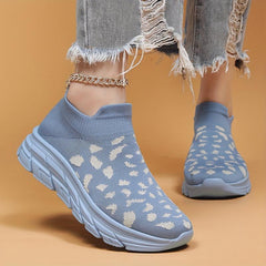 Women's Heighten Flyknit Sneakers Casual Wear Resistance Shoes
