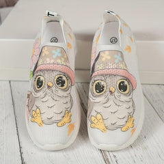Cartoon Print Heighten Running Shoes Shock Absorption Non Slip Sneakers