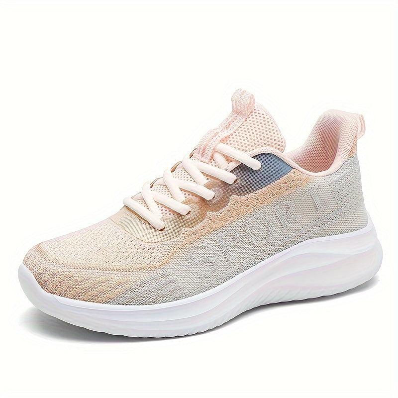 Breathable Shockproof Chunky Sports Shoes Comfortable Lace Up Travel Shoes
