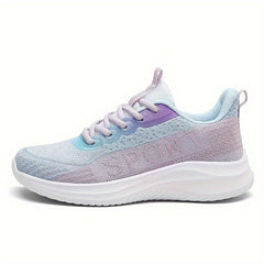 Breathable Shockproof Chunky Sports Shoes Comfortable Lace Up Travel Shoes