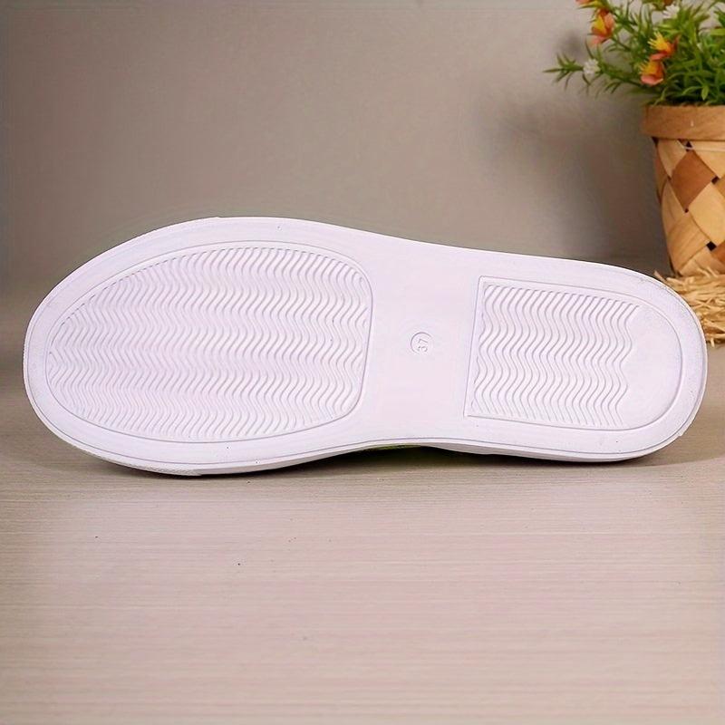 Leopard Print Comfort Walking Shoes Slip on Outdoor Casual Sneakers