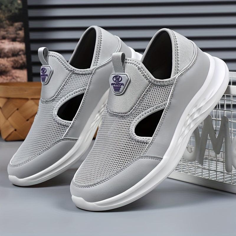 Women's Solid Flying Woven Sports Shoes Breathable Casual Sneakers