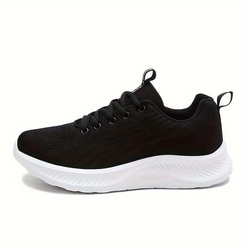 Women's Breathable Running Shoes Mesh Lace-up Athletic Sneakers