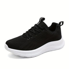 Women's Breathable Running Shoes Mesh Lace-up Athletic Sneakers