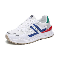 Women's Colorblock Lace Up Sneakers Non Slip Running Shoes