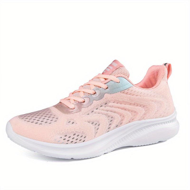 Women's Lightweight Knitted Running Shoes for Outdoor Sports