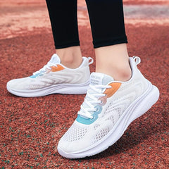 Women's Lightweight Knitted Running Shoes for Outdoor Sports