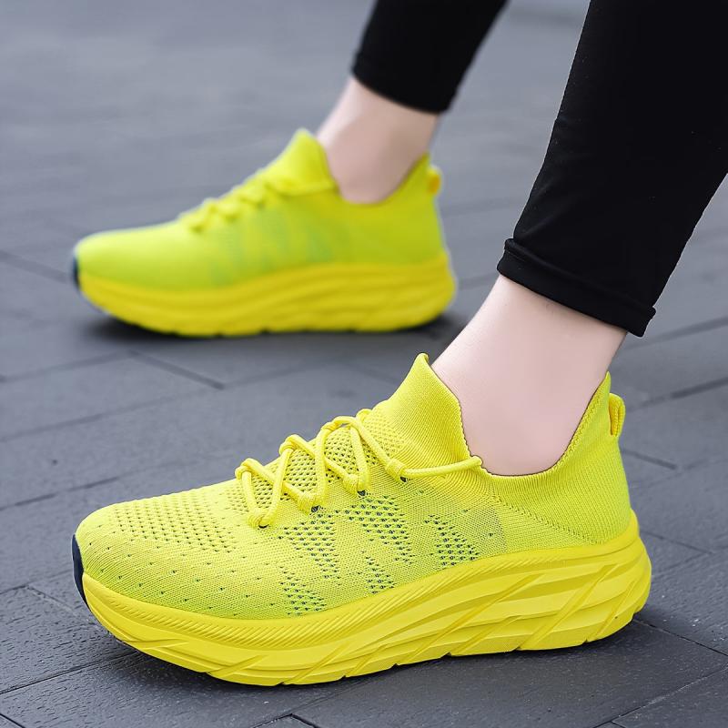 Breathable Mesh Athletic Sneakers for Outdoor Running
