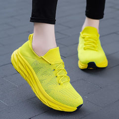Breathable Mesh Athletic Sneakers for Outdoor Running
