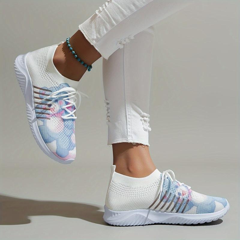 Women's Cartoon Bear Mesh Sneakers Lace-up Casual Running Shoes