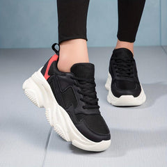 Casual Comfortable Thick Bottom Shoes Breathable Running Shoes