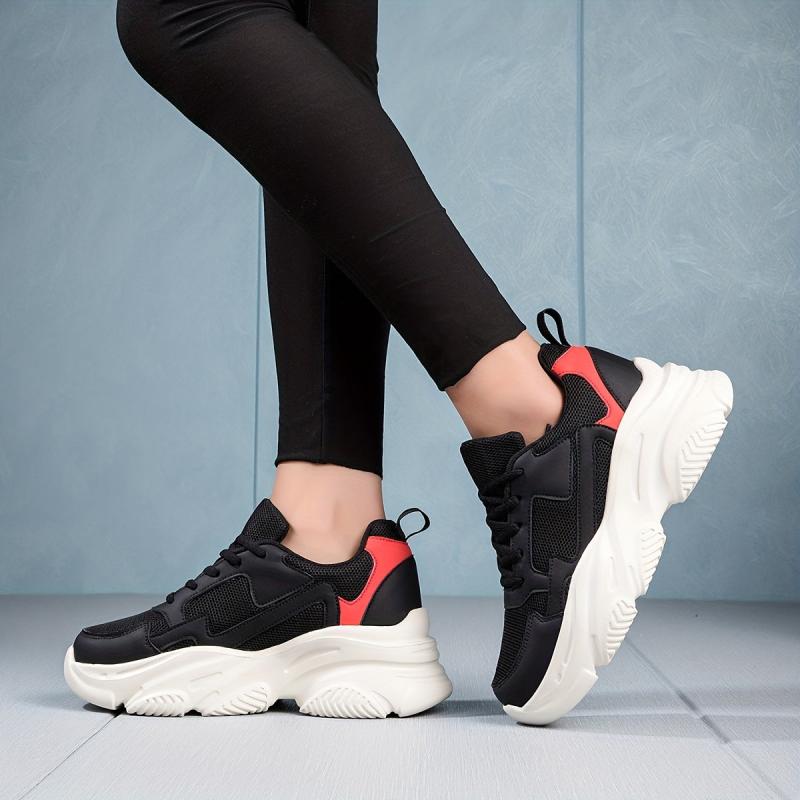 Casual Comfortable Thick Bottom Shoes Breathable Running Shoes