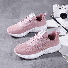 Women's Letter Graphic Running Shoes Outdoor Mesh Sneakers