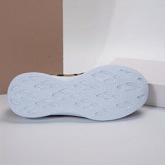 Leopard Pattern Running Shoes Breathable Mesh Lightweight Non-slip Casual Shoes