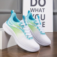 Women's Ombre Lace-Up Running Shoes