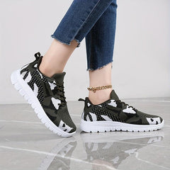 Camouflage Running Shoes Non-slip Lightweight Breathable Outdoor Sport