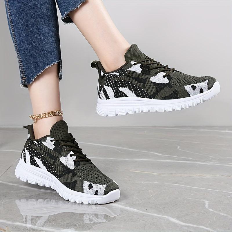 Camouflage Running Shoes Non-slip Lightweight Breathable Outdoor Sport