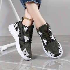 Camouflage Running Shoes Non-slip Lightweight Breathable Outdoor Sport