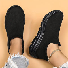 Mesh Breathable Slip On Casual Running Shoes