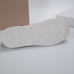 Women's Leopard Pattern Running Shoes Mesh Breathable Sneakers