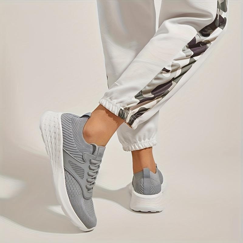 Women's Mesh Breathable Woven Shoes Lightweight Soft Sole Casual Sport Shoes