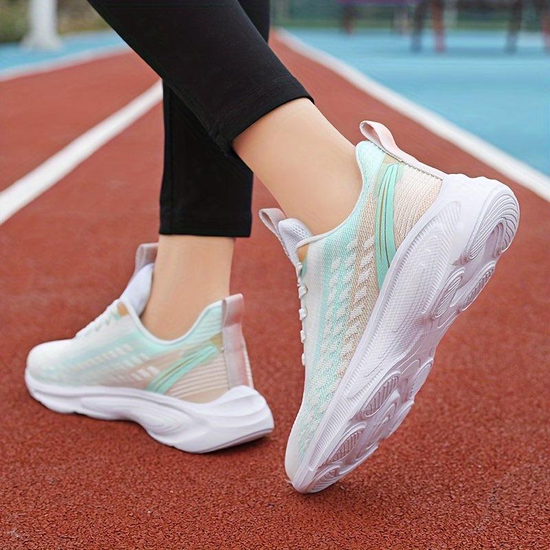 Women's Gradient Running Shoes Soft Comfortable Wear Resistant Non Slip Sneakers