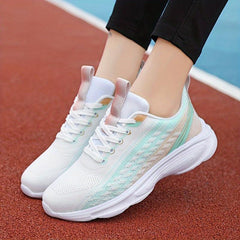 Women's Gradient Running Shoes Soft Comfortable Wear Resistant Non Slip Sneakers