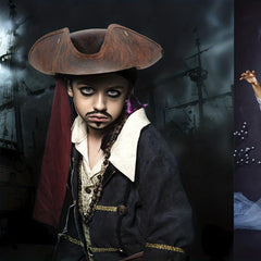 Faux Leather Pirate Hat Halloween Party Costume Hat Cap