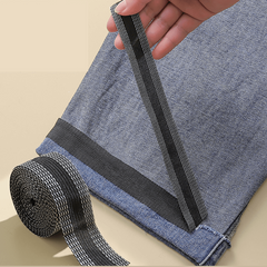 Self Adhesive Fringe Trim for Jeans Iron on Hemming Tape Trouser Mouth Paste