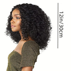 12in Front Lace Wig w/ Natural Pre Cut Hairline & Hand Tied HD Transparent Lace