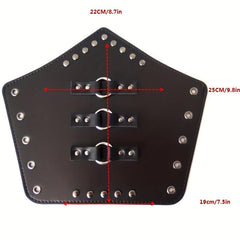 Medieval Steampunk Arm Guard & Girdle Costume Props