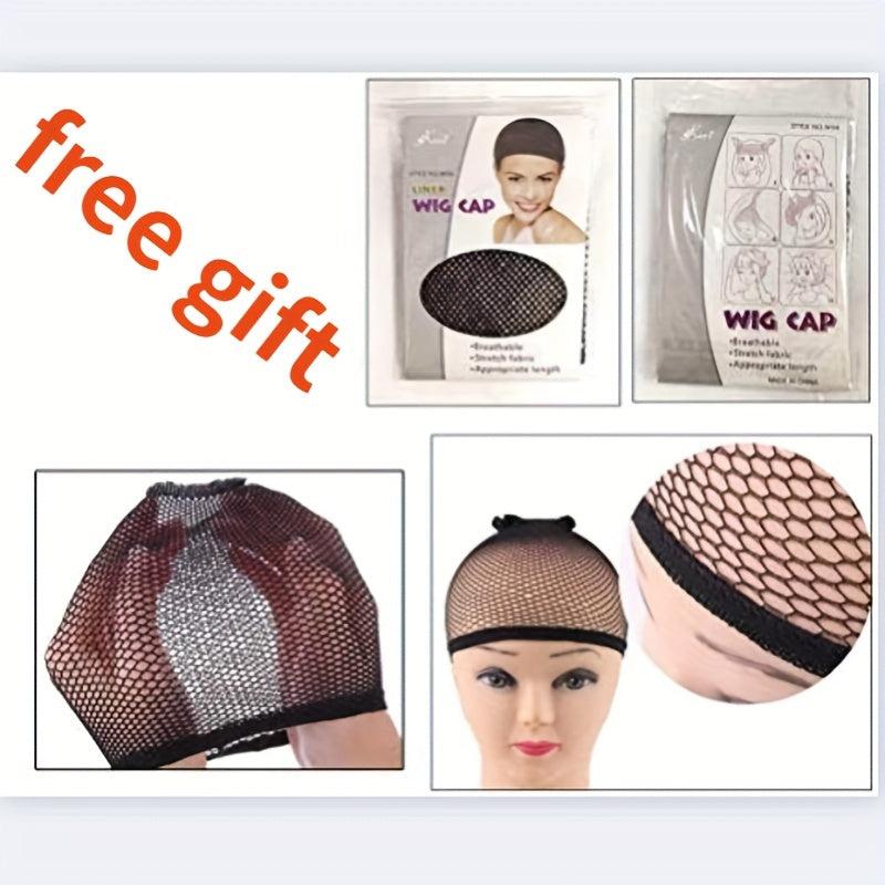 Short Women's Wig Straight Hair With Bangs Heat resistant Synthetic Fiber Wig