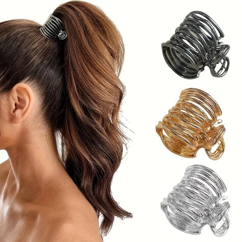 Metal Hair Claw Shark Hairpin High Ponytail Hairclip