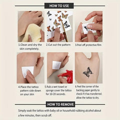 Waterproof Animal Lion Temporary Tattoo Stickers