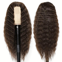 Long Wavy Rose Lace Mesh Matte Silk Wig Synthetic Curly Wig