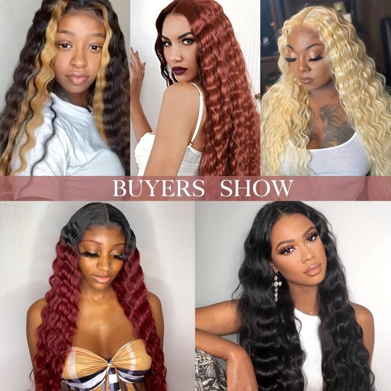 Long Wavy Rose Lace Mesh Matte Silk Wig Synthetic Curly Wig