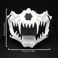 Anime Half Face Mask for Men Cosplay Props