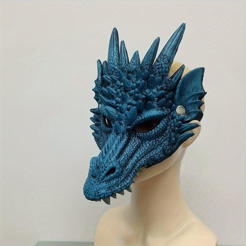 Dragon Latex Mask Cosplay Halloween Costume Party Props