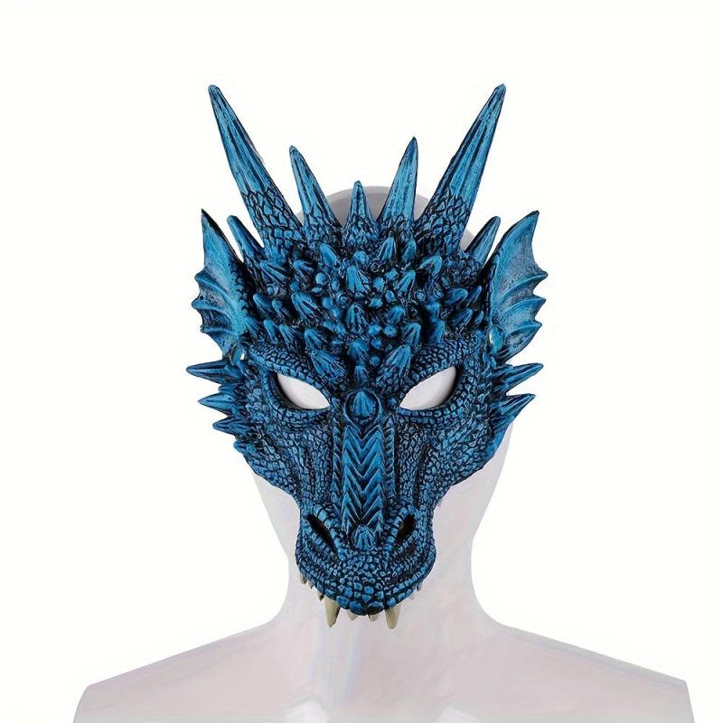 Dragon Latex Mask Cosplay Halloween Costume Party Props