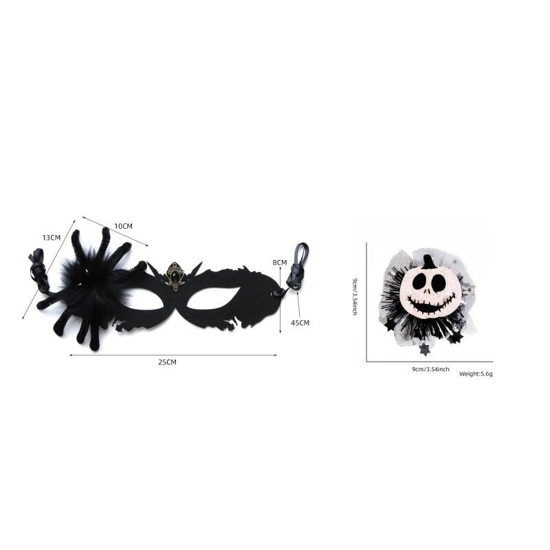 Halloween Spider Grim Reaper Mask Adult Party Decoration