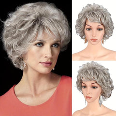 Short Curly Wig for Women Daily Party Cosplay Props