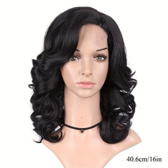 Short Curly Shaggy Wig Rose Mesh Synthetic Heat Resistant Fiber Wig