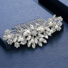 Vintage Crystal Alloy Insert Comb Banquet Wedding Dress Accessories