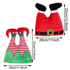 Adult Clown Hat Red Pants Christmas Decoration