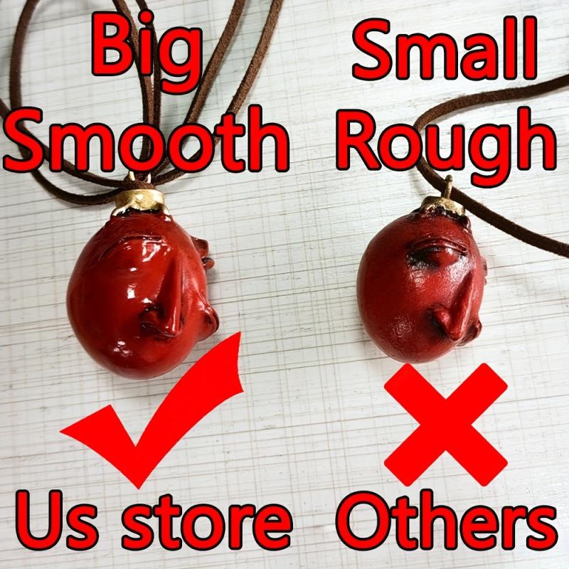 Red Novelty Resin Necklace